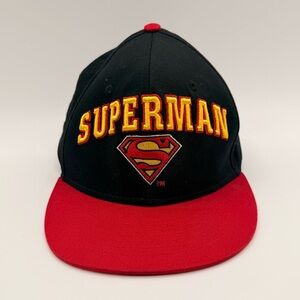 DC Comics Superman Logo Snapback Hat Blue Red Adjustable Cap